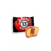 Muffin ROCKY творожный с малиновой начинкой (55г)